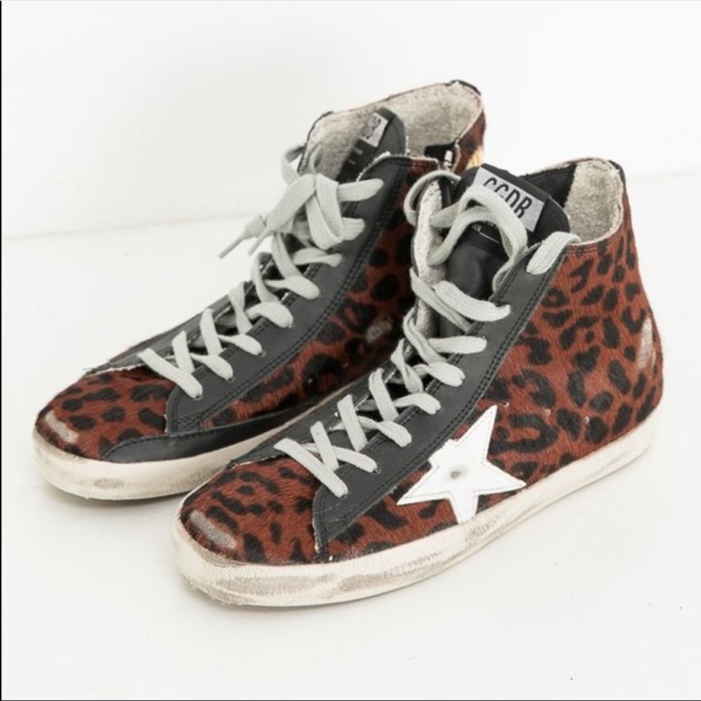 Golden Goose Deluxe Brand Leopard Pony Hair